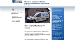 Desktop Screenshot of meadowsvets.ukvol.co.uk